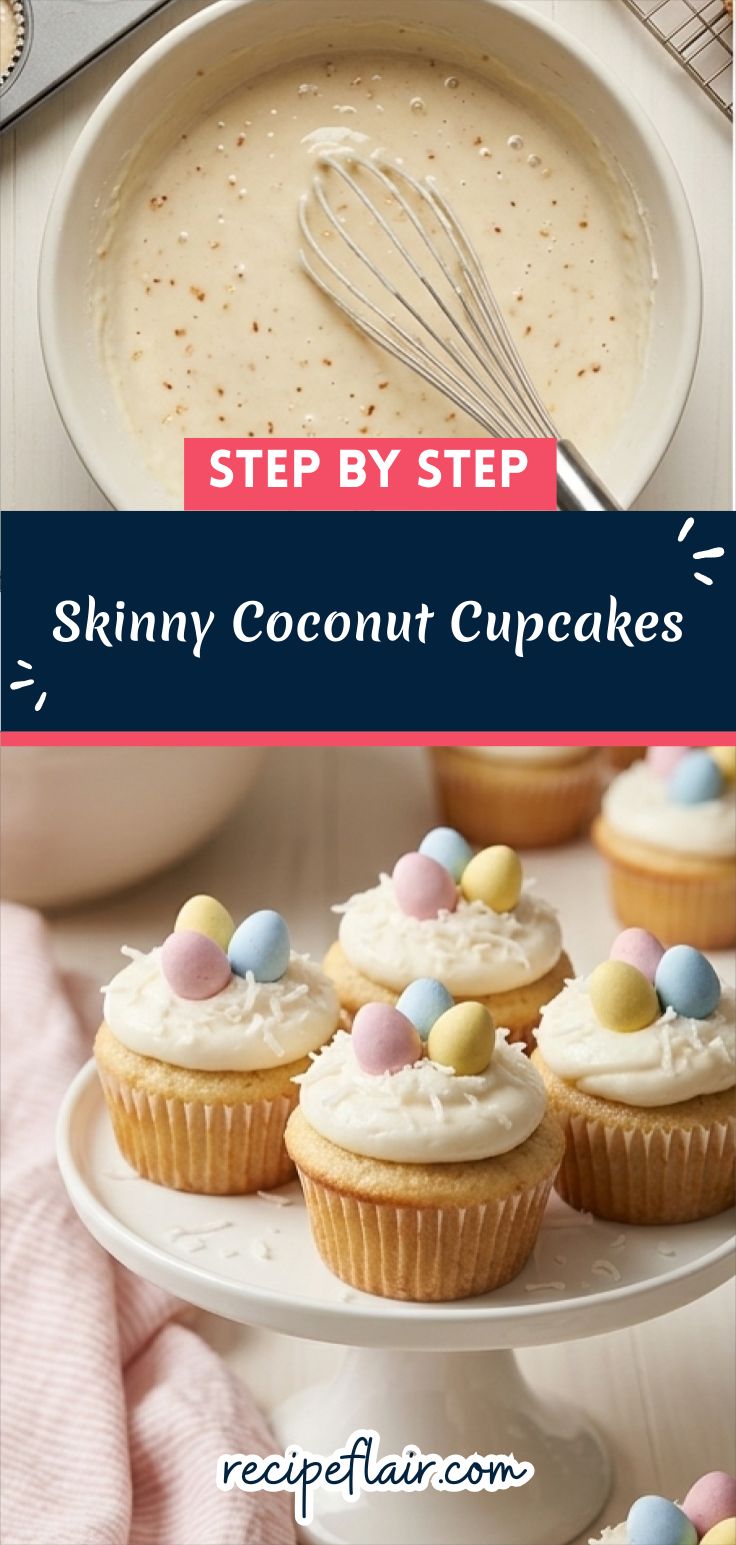 Skinny Coconut Cupcakes