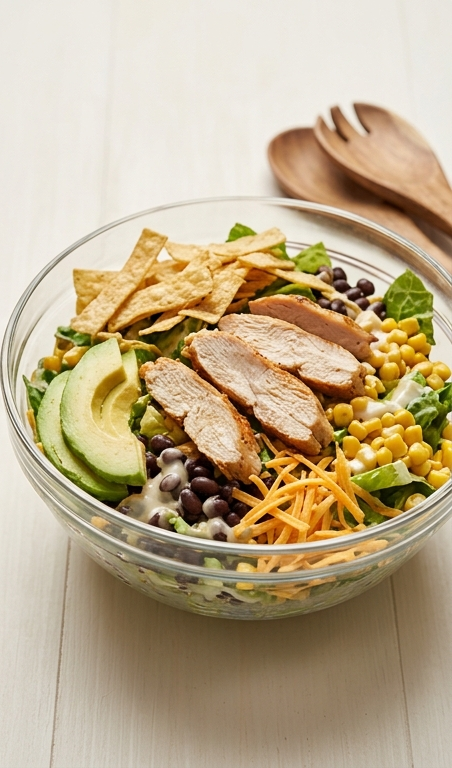 Healthy Easy Southwest Chicken Salad Recipe for Busy Moms