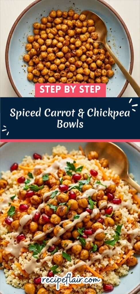 Spiced Carrot & Chickpea Bowls Recipe