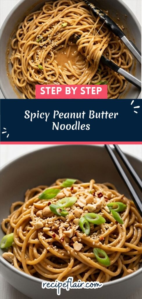 Spicy Peanut Butter Noodles Recipe