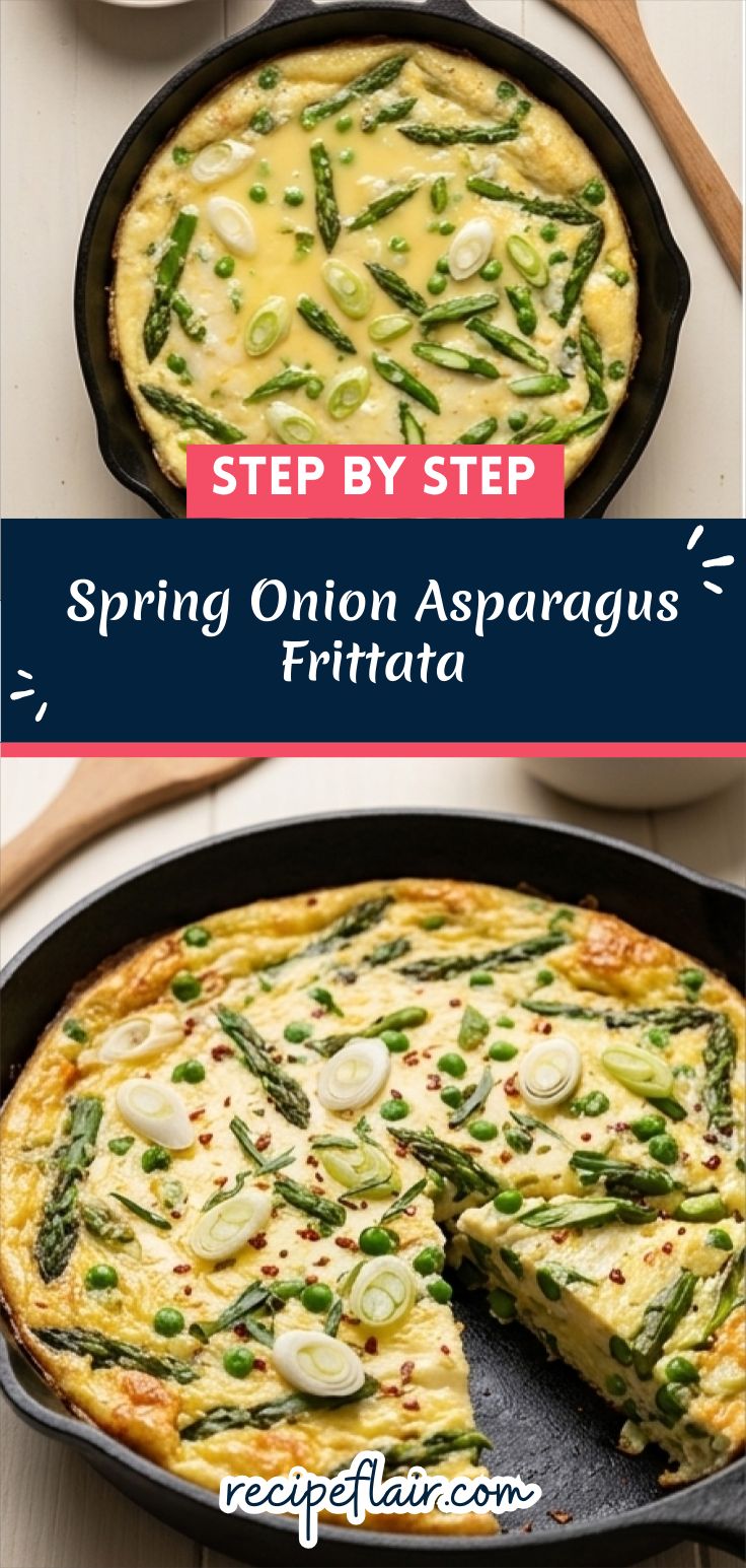Spring Onion Asparagus Frittata
