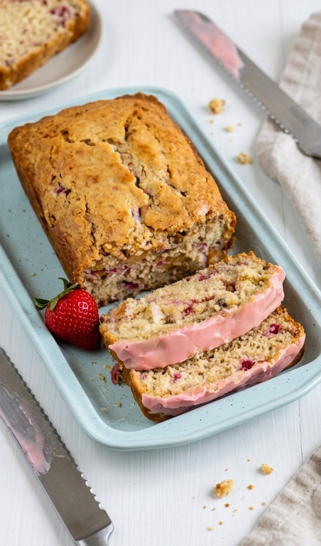 Easy Strawberry Banana Bread Recipe for Busy Moms and Families