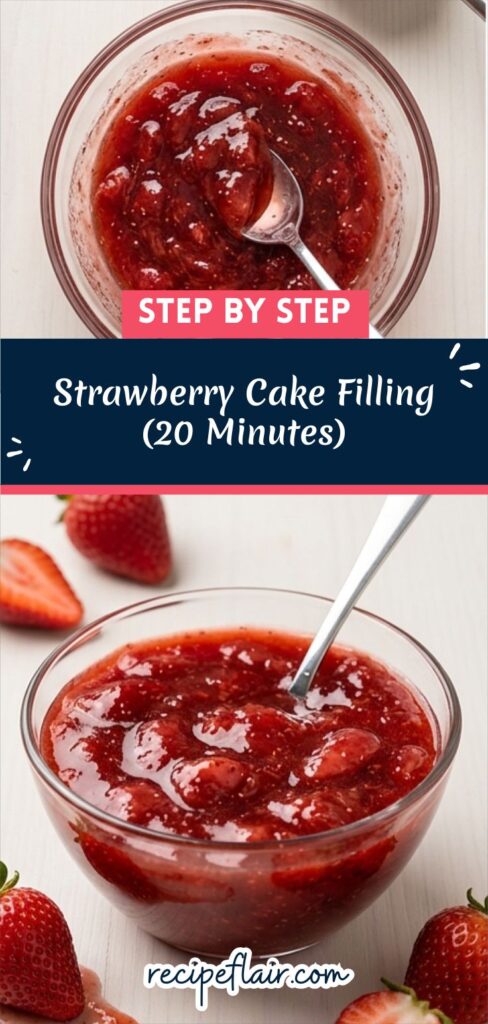 Strawberry Cake Filling (20 Minutes) Recipe