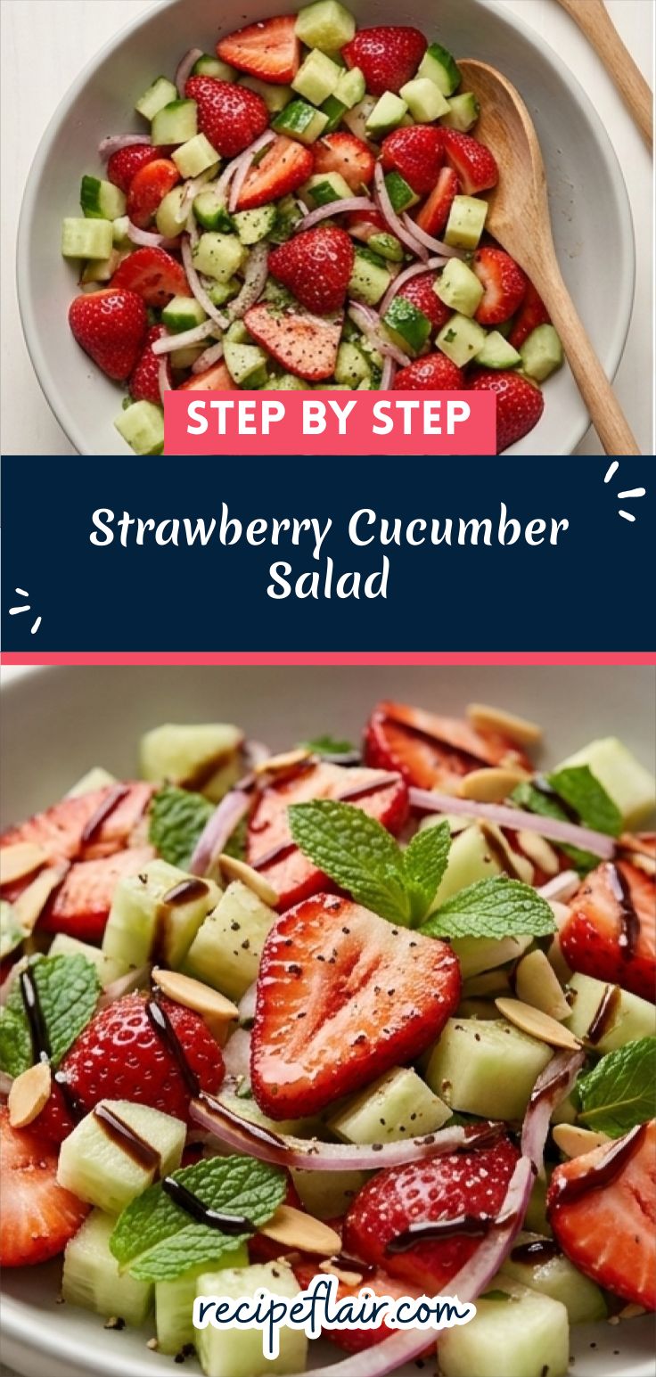 Strawberry Cucumber Salad