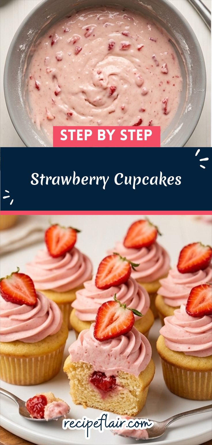 Strawberry Cupcakes Recipe