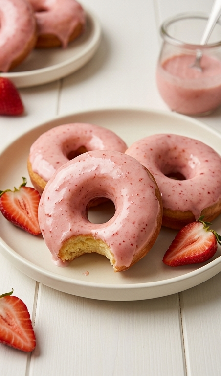 Easy Strawberry Glazed Donuts Recipe for Sweet Weekend Treats