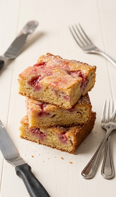 Easy Strawberry Lemon Blondies Recipe: The Best Strawberry Treat