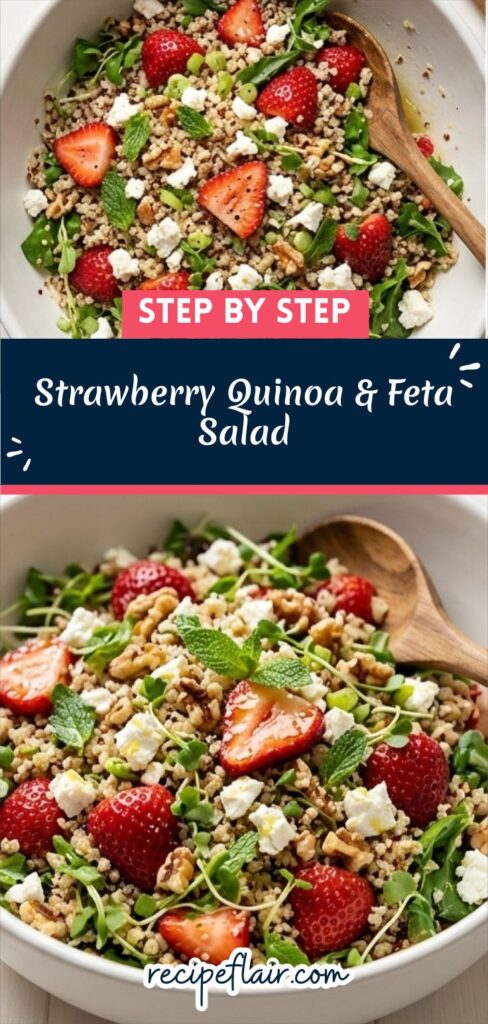 Strawberry Quinoa & Feta Salad