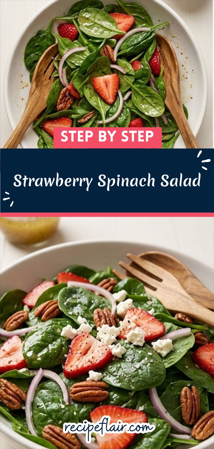 Strawberry Spinach Salad