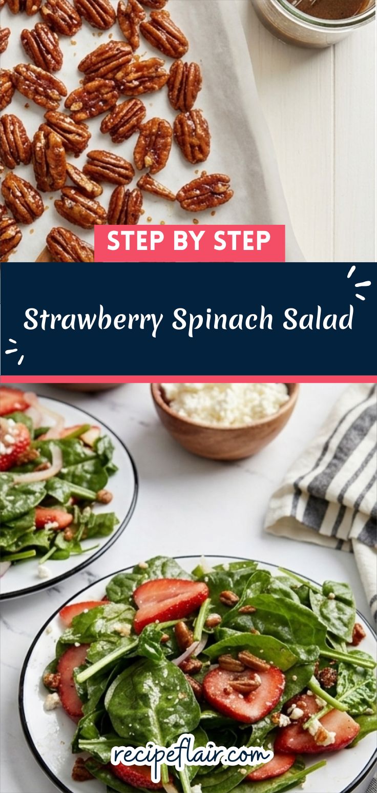 Strawberry Spinach Salad
