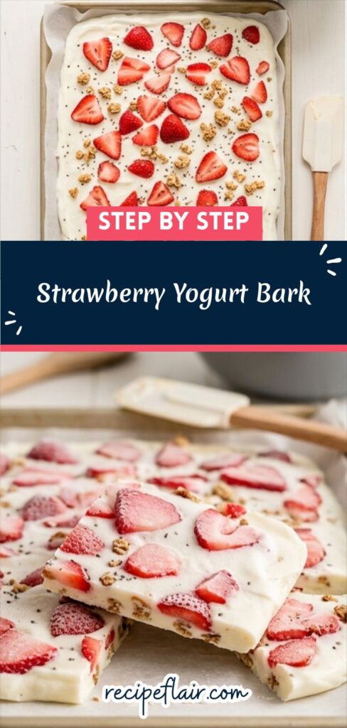 Strawberry Yogurt Bark Recipe