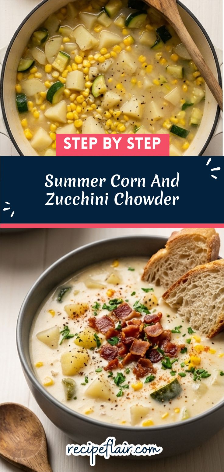 Summer Corn And Zucchini Chowder Recipe