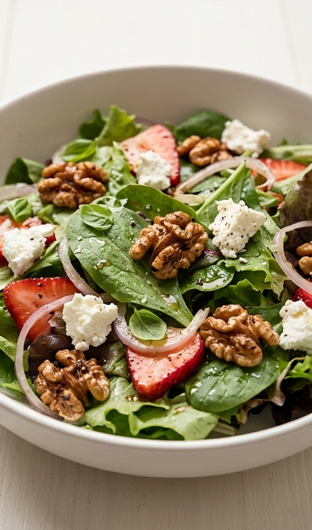 Fresh Spring Salad With Goat Cheese Recipe for Easter Brunch