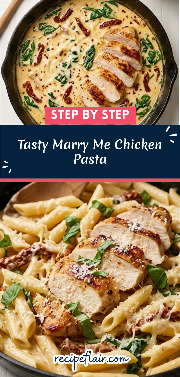 Tasty Marry Me Chicken Pasta Recipe