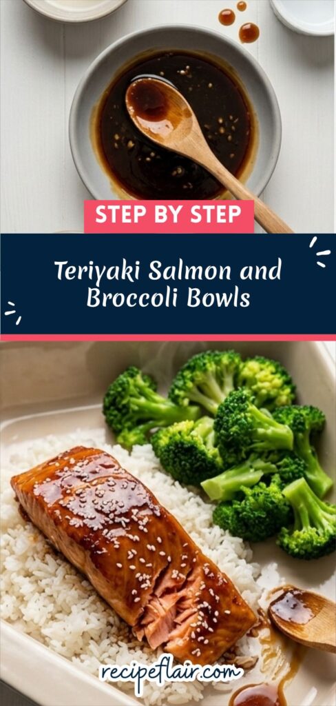Teriyaki Salmon and Broccoli Bowls