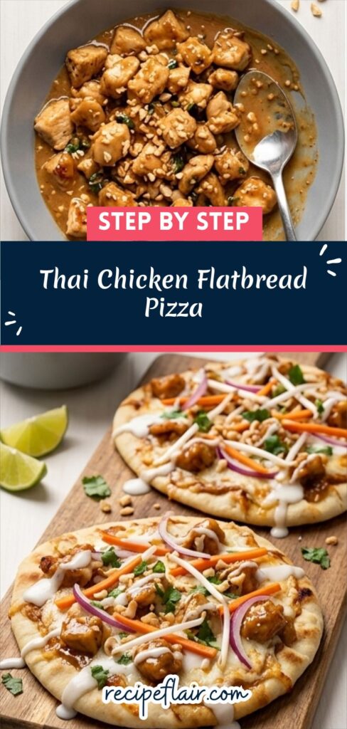 Thai Chicken Flatbread Pizza