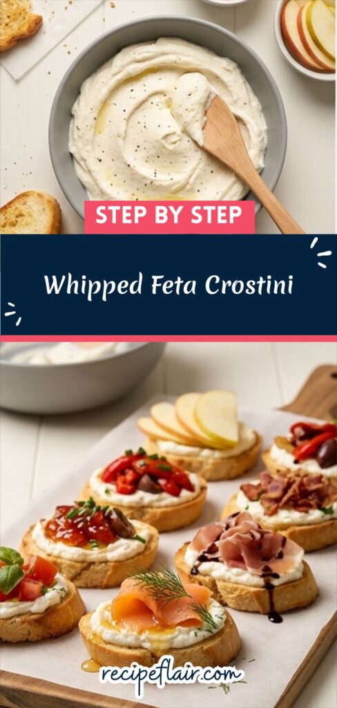 Whipped Feta Crostini