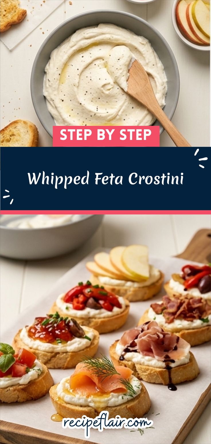 Whipped Feta Crostini