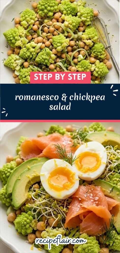 romanesco & chickpea salad