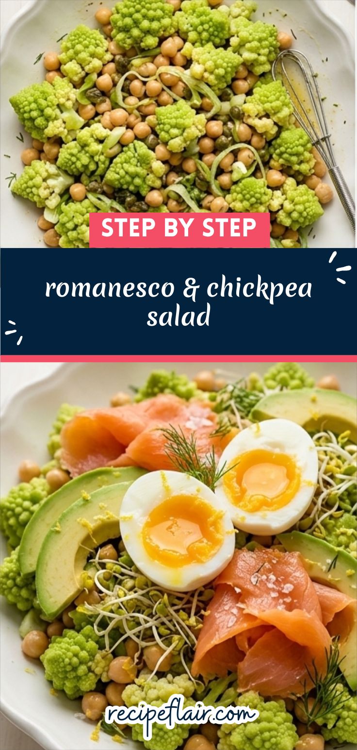 romanesco & chickpea salad