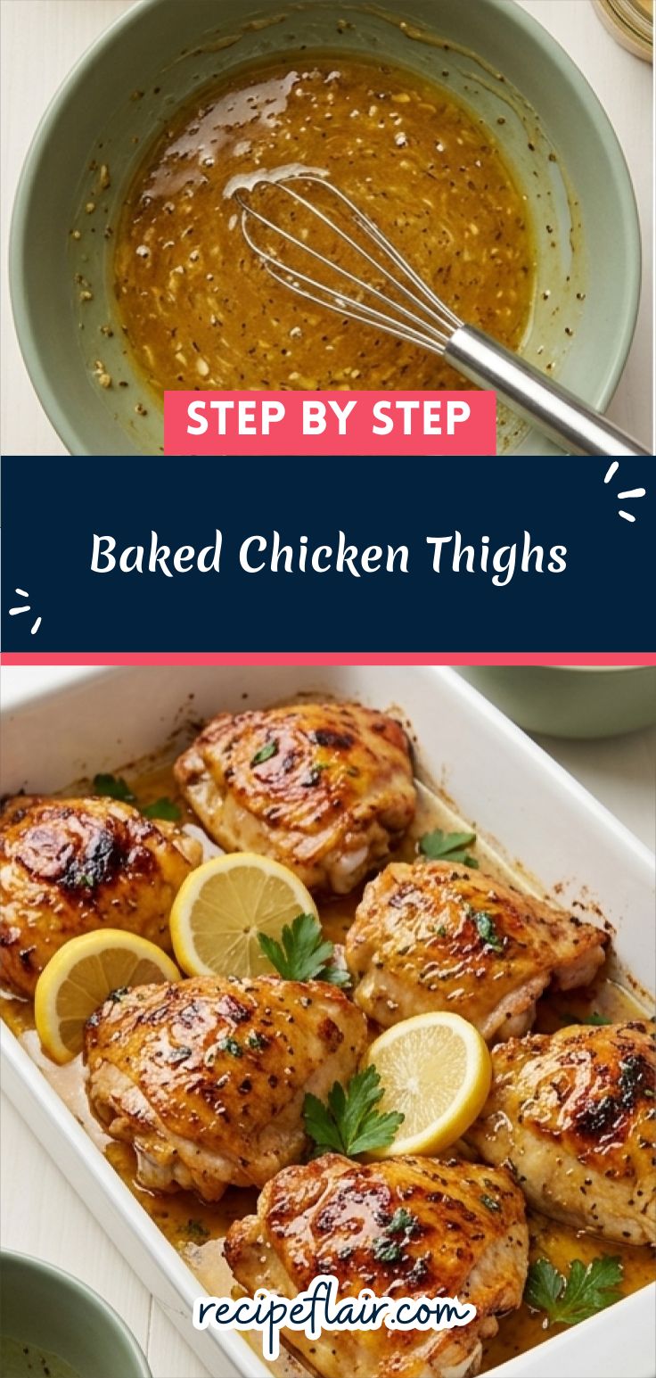 Baked Chicken Thighs