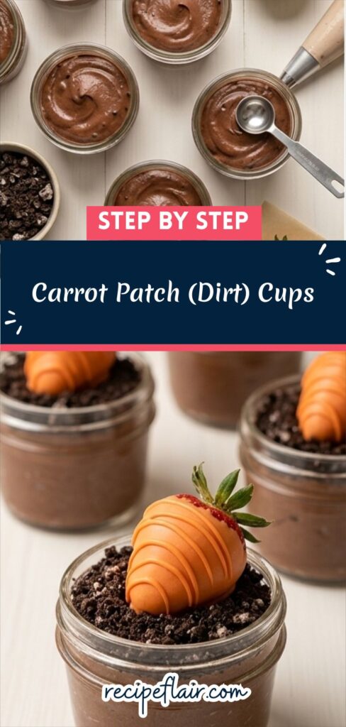 Carrot Patch "Dirt" Cups