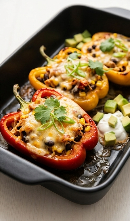 Chicken-Taco-Chili-Stuffed-Peppers-pin1
