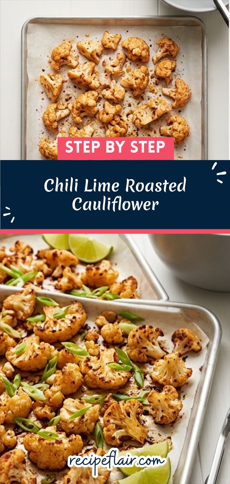Chili Lime Roasted Cauliflower