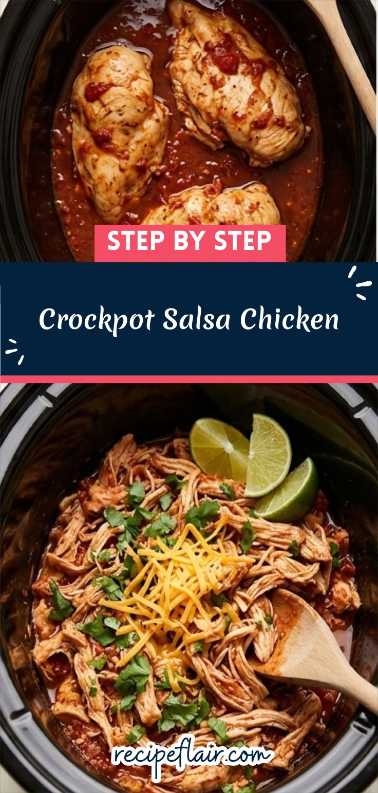 Crockpot Salsa Chicken