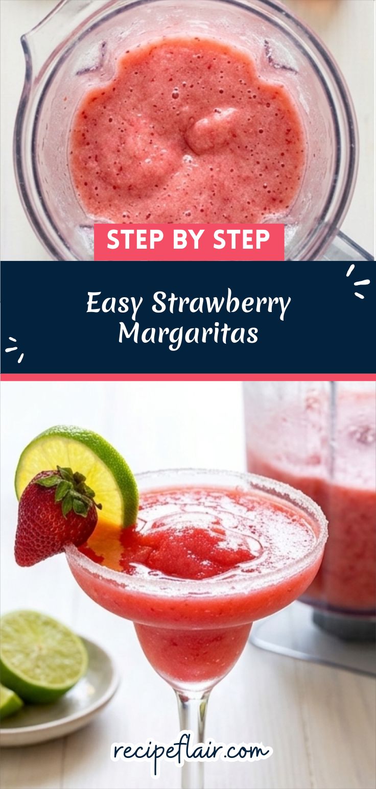 Easy Strawberry Margaritas
