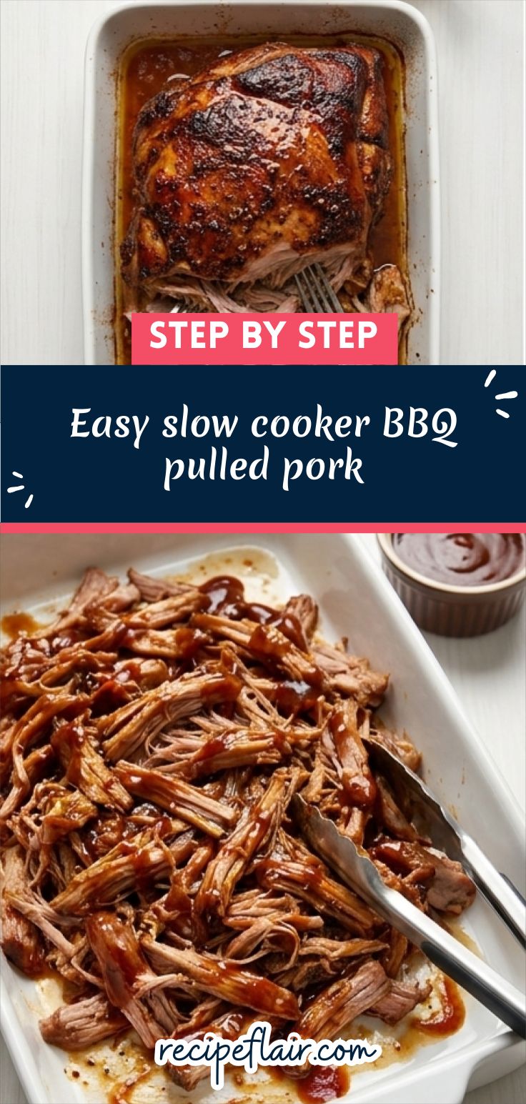 Easy slow cooker BBQ pulled pork