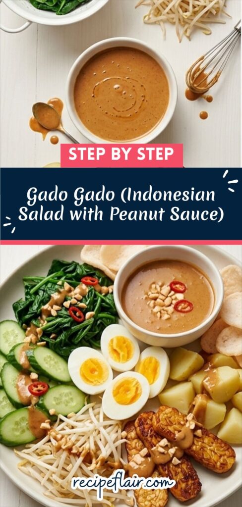 Gado Gado (Indonesian Salad with Peanut Sauce)