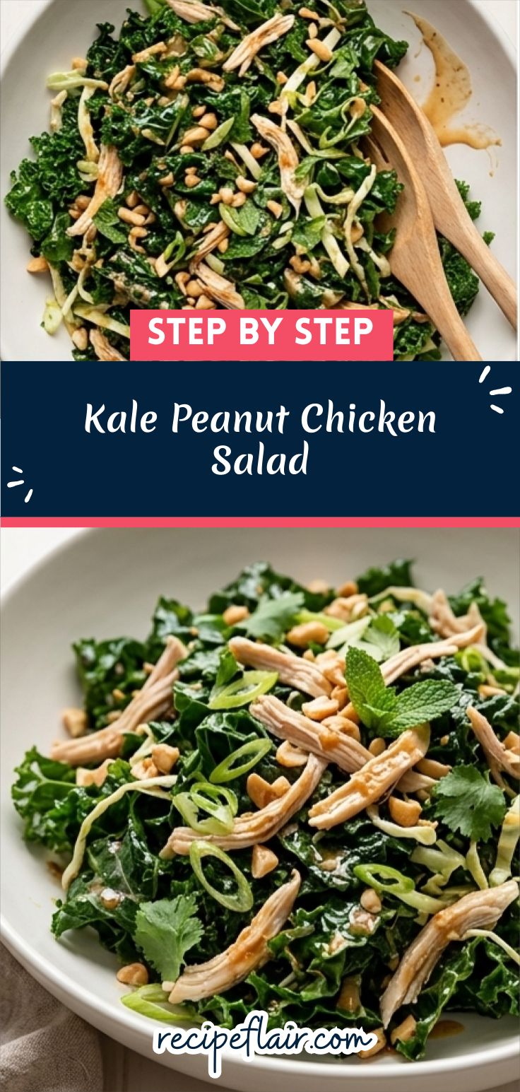 Kale Peanut Chicken Salad