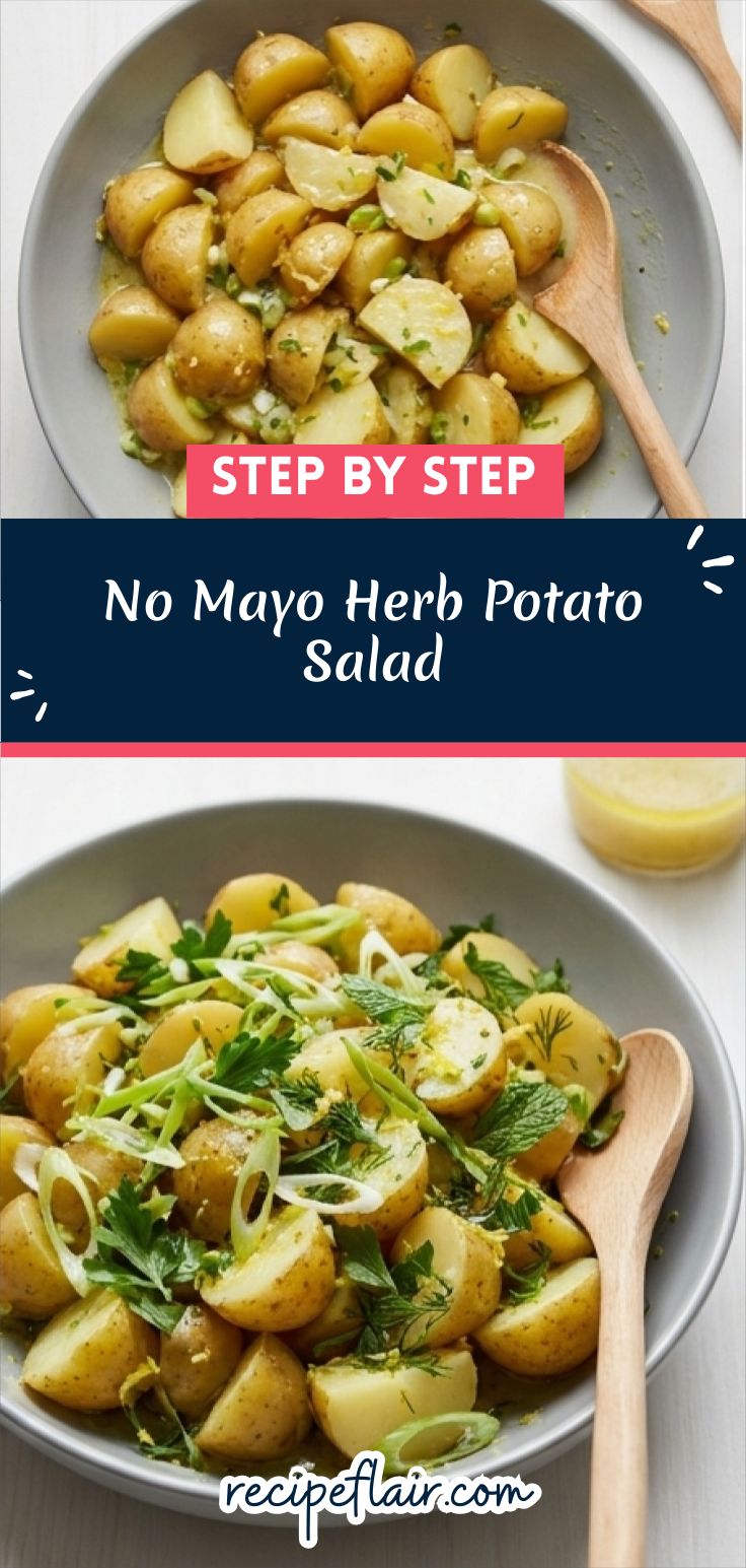 No Mayo Herb Potato Salad