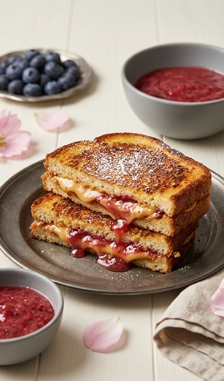Peanut-Butter-and-Rhubarb-Jelly-Hot-French-Toasted-Sammie--pin1
