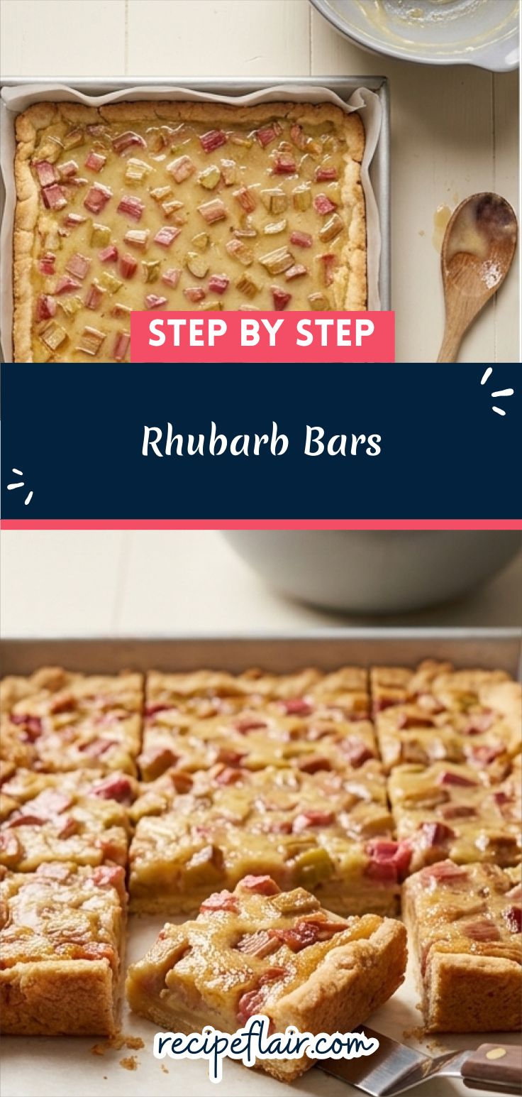 Rhubarb Bars
