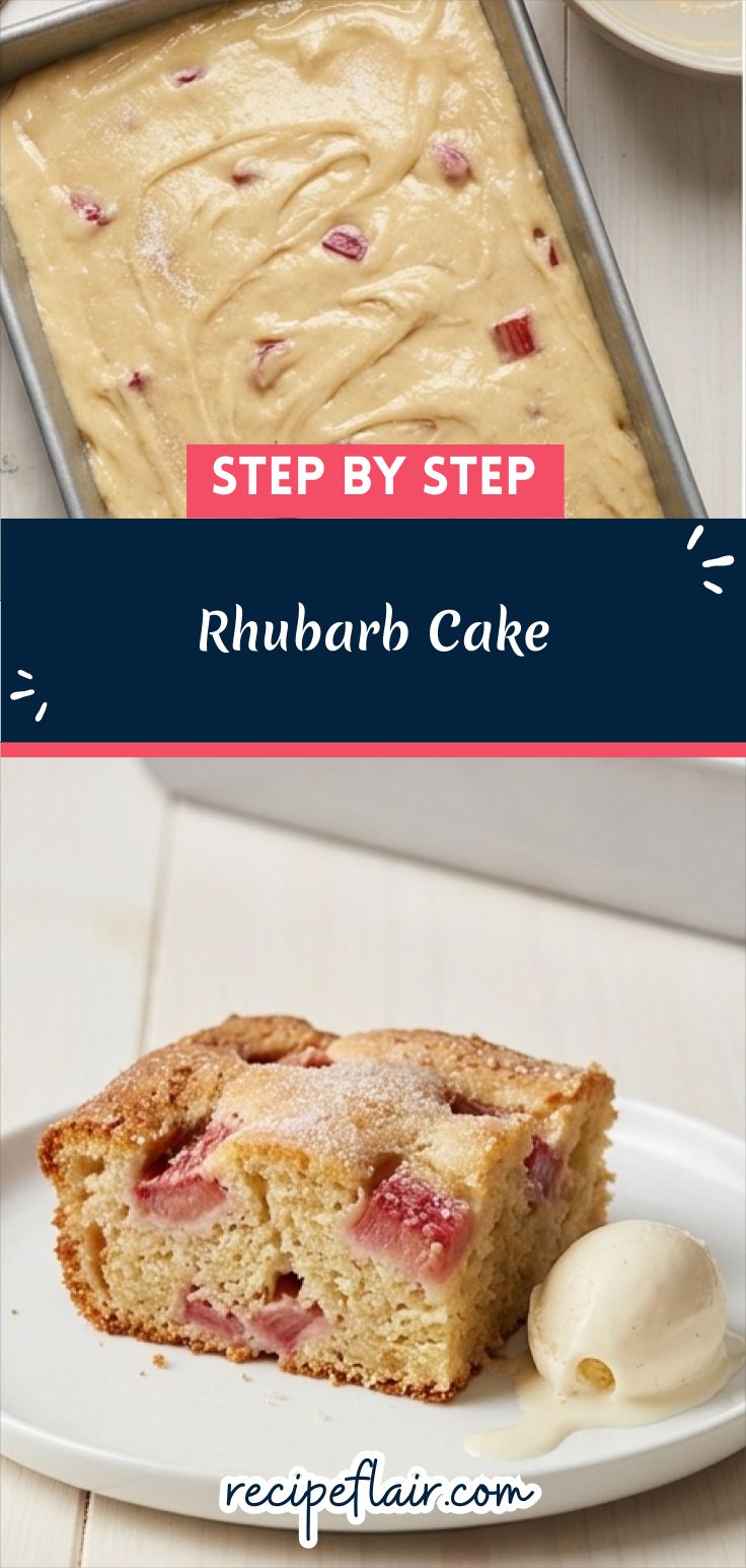 Rhubarb Cake