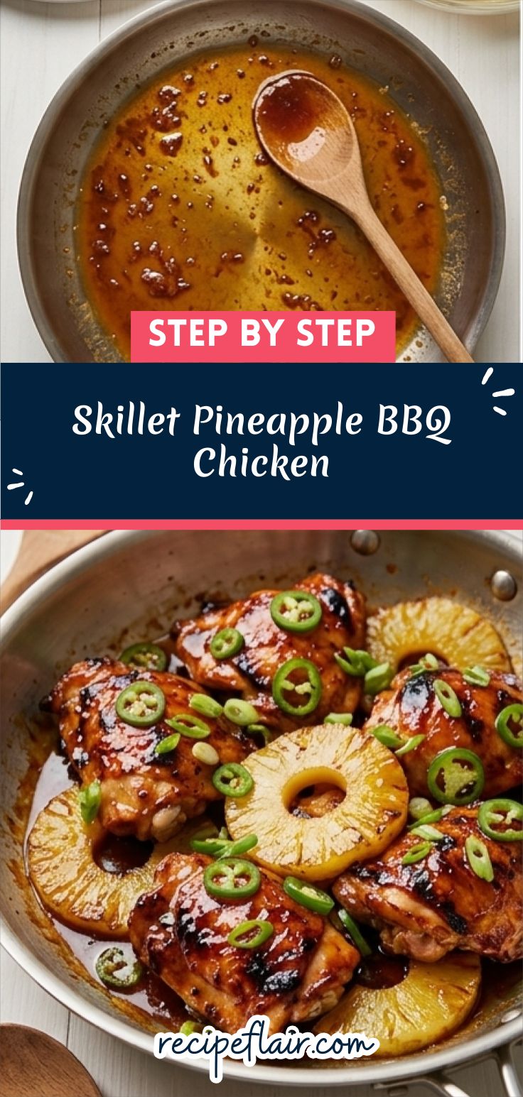 Skillet Pineapple BBQ Chicken