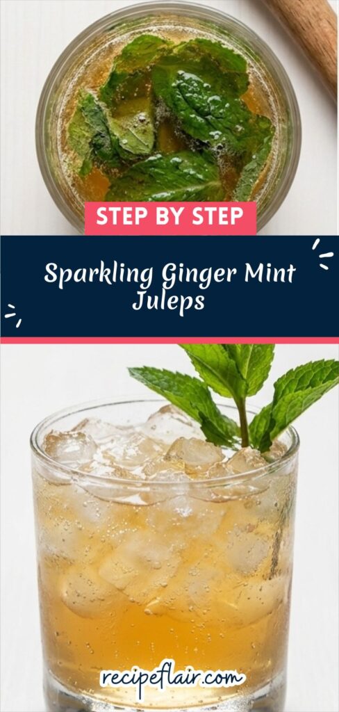 Sparkling Ginger Mint Juleps
