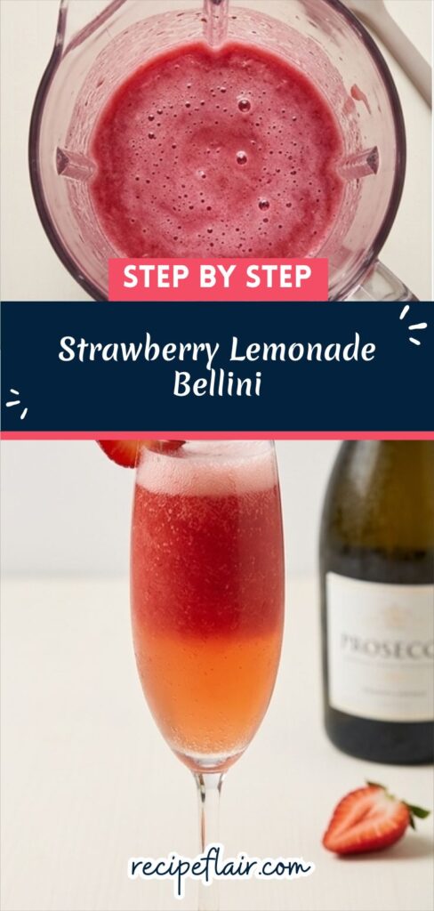 Strawberry Lemonade Bellini