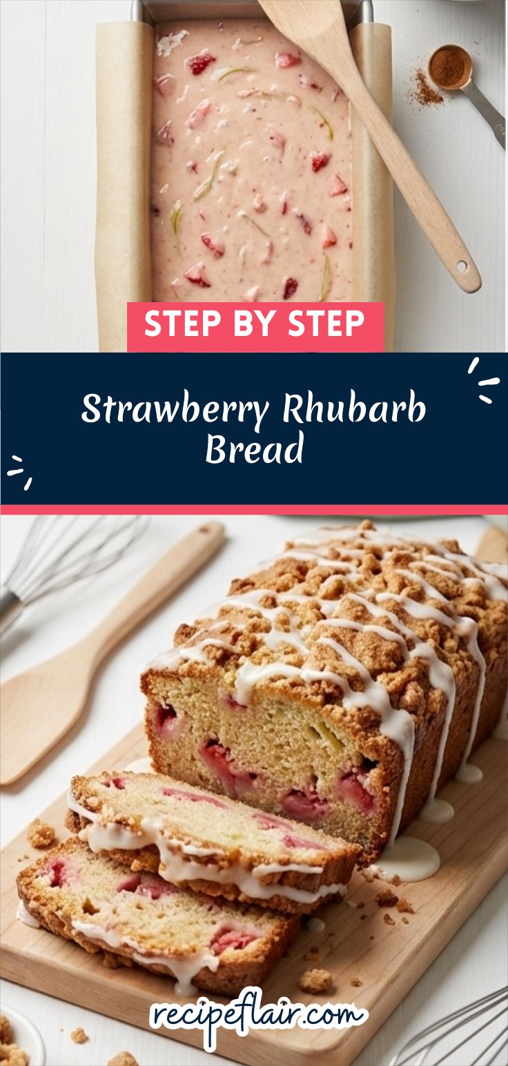 Strawberry Rhubarb Bread