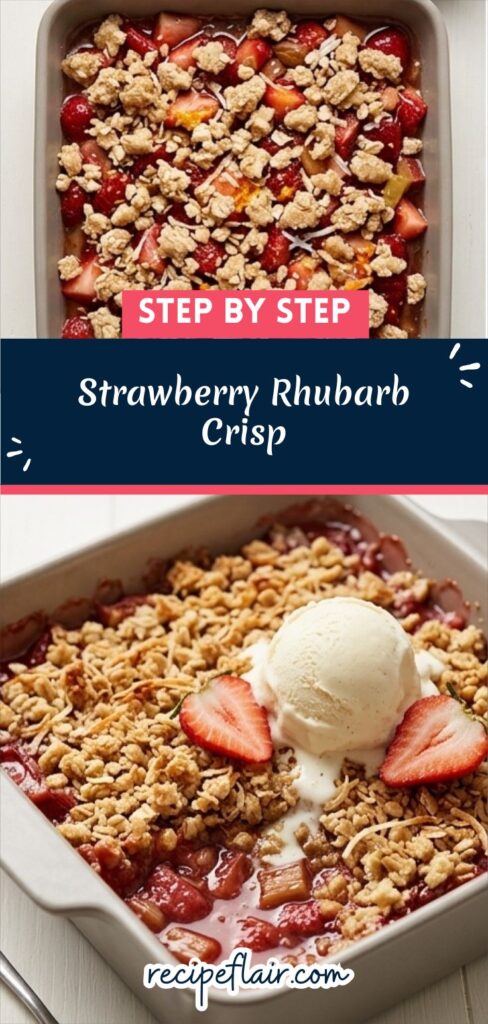 Strawberry Rhubarb Crisp