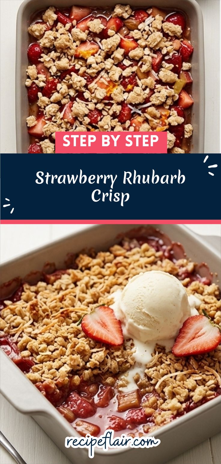 Strawberry Rhubarb Crisp