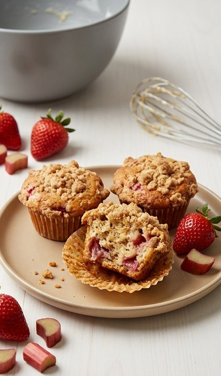Strawberry-Rhubarb-Muffins-pin1
