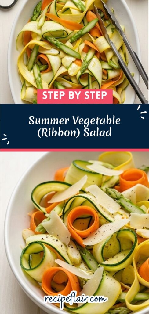 Summer Vegetable "Ribbon" Salad