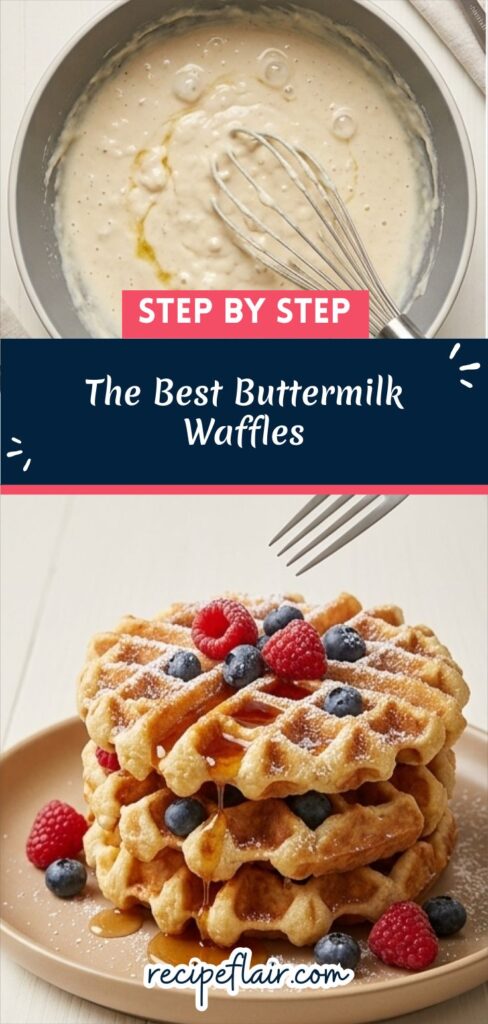 The Best Buttermilk Waffles