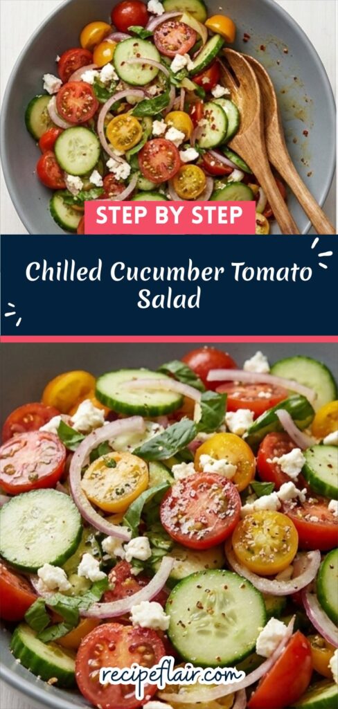 Chilled Cucumber Tomato Salad