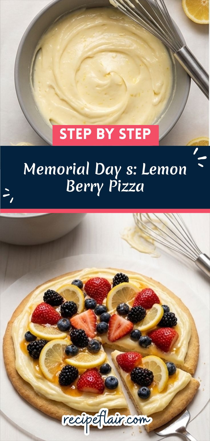 Memorial Day Recipes: Lemon Berry Pizza
