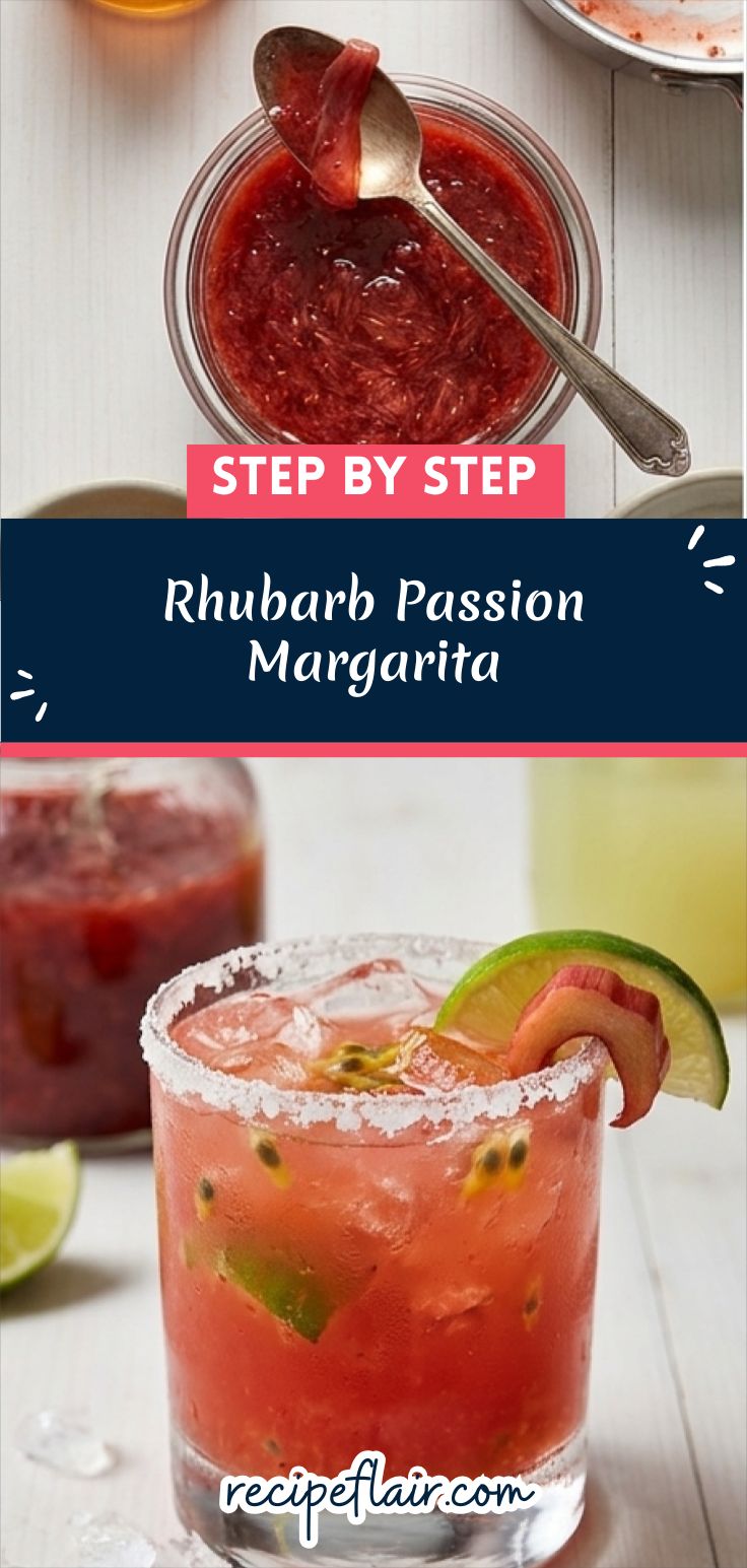 Rhubarb Passion Margarita