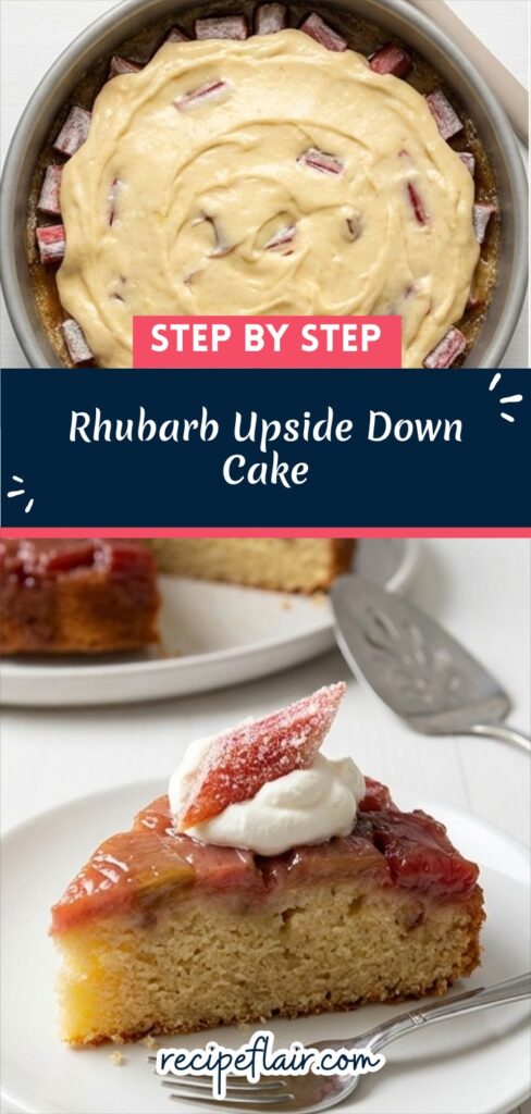 Rhubarb Upside Down Cake